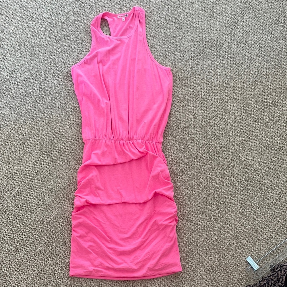 Sundry hot pink tank dress